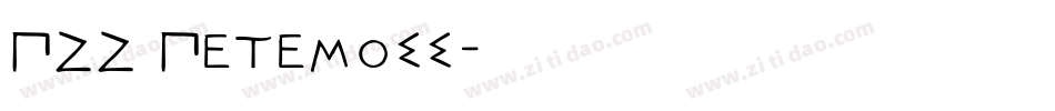 P22 Petemoss字体转换